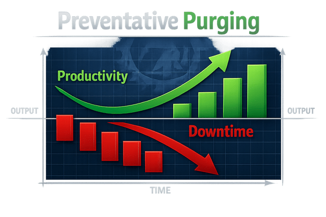 Preventative Purging: The Overlooked Strategy for Reducing Scrap and Downtime