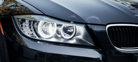 Clear resins are found in headlights and other lenses.