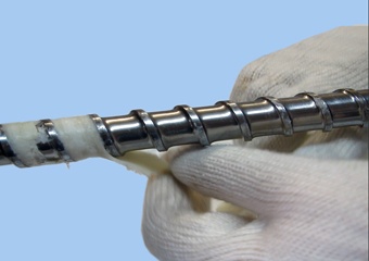 EX Grade used during an extruder screw pull