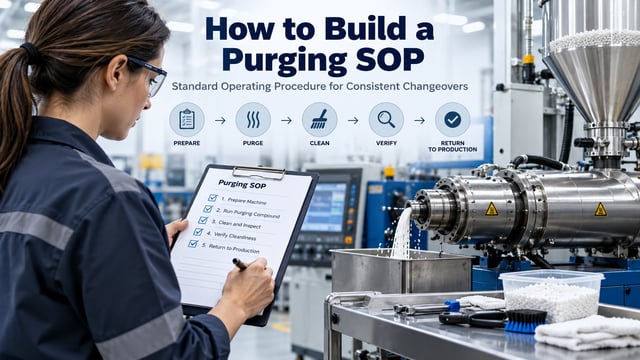 How to Build a Purging SOP That Works Across Shifts and Machines