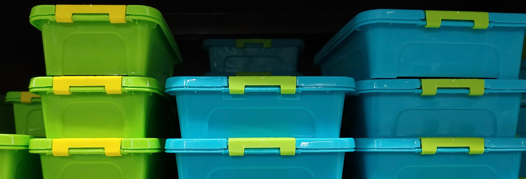 Picture of plastic storage containers