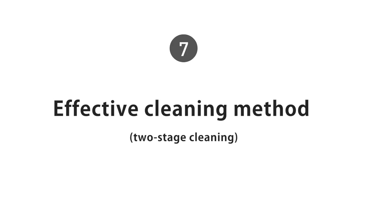 Effective 2 Stage Cleaning